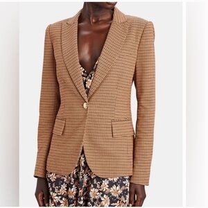 New Derek Lam 10 Crosby Allie Checked
Blazer Sz 2